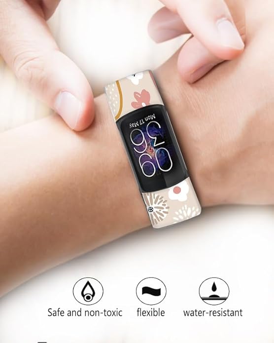 Sport Bands Compatible with Charge 6 /Charge 5 for Women Men,Soft Waterproof Replacement Straps