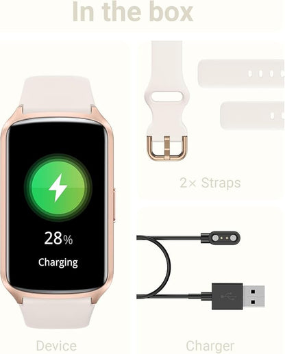 Health Fitness Tracker with 24/7 Heart Rate, Blood Oxygen, Blood Pressure, Sleep Tracker, 5ATM