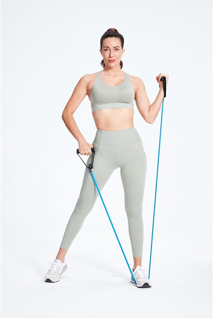 Resistance Bands with Handles for Working Out Women and Men, Exercise Bands with Door Anchor
