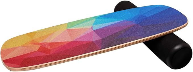 Balance Board Surf Trainer with Adjustable Stoppers - 2 Different Distance Options Balance Board
