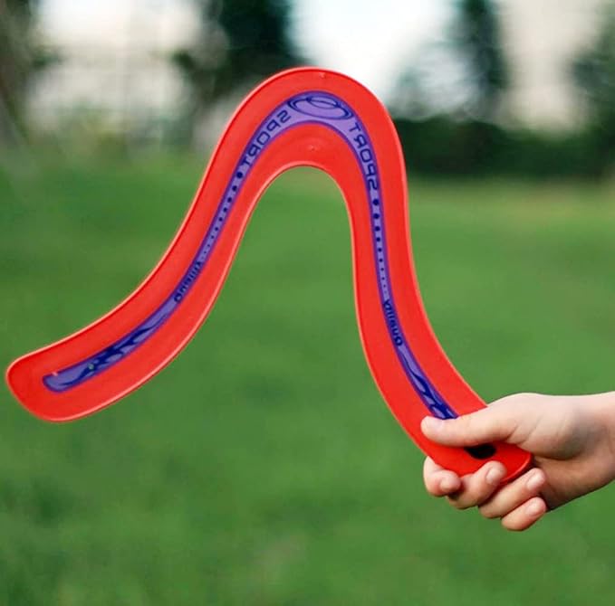 6 PCS Flying Ring Combo Pack Sports Plastic Pro Discs, Rings and Boomerangs - Lightweight Sports