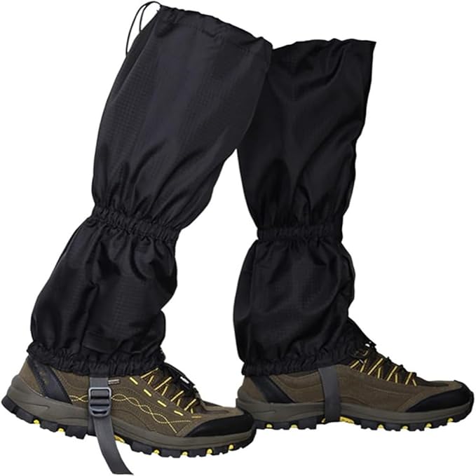 Gaiters for Hiking ??Waterproof and Breathable Leg Gaiters for Women and Men Boots, Adjustable