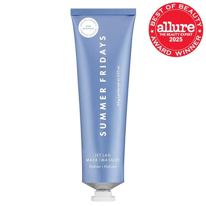 Summer Fridays Jet Lag Mask - Hydrating Face Moisturizer + Mask - Enriched with Hyaluronic Acid