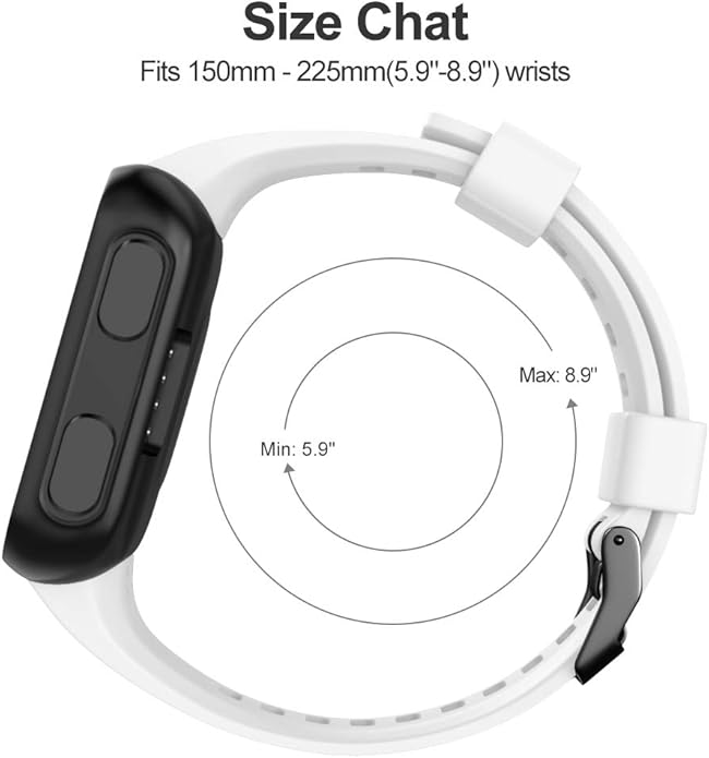 Compatible with Garmin Forerunner 35 Band,Solf Silicone Replacement Bands for Garmin Forerunner 35