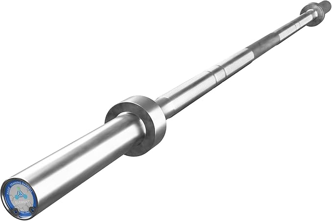 Olympic Training Barbell (6FT) (15 Pound Weight) (300 LBS Capacity), Home Gym Fitness Equipment