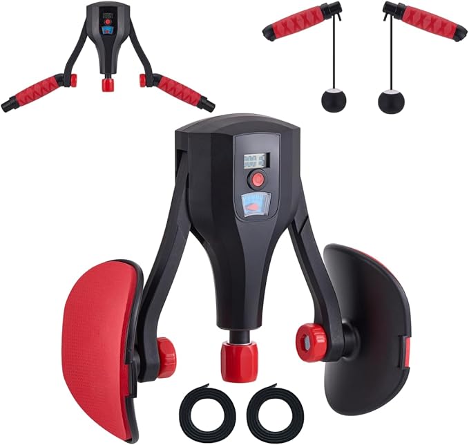 Thigh Master, 0–132lbs Adjustable Resistance, 3-in-1 Pelvic Floor Exercise Devices, Inner Thigh