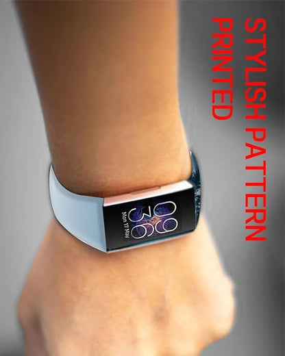 Sport Bands Compatible with Charge 6 /Charge 5 for Women Men,Soft Waterproof Replacement Straps