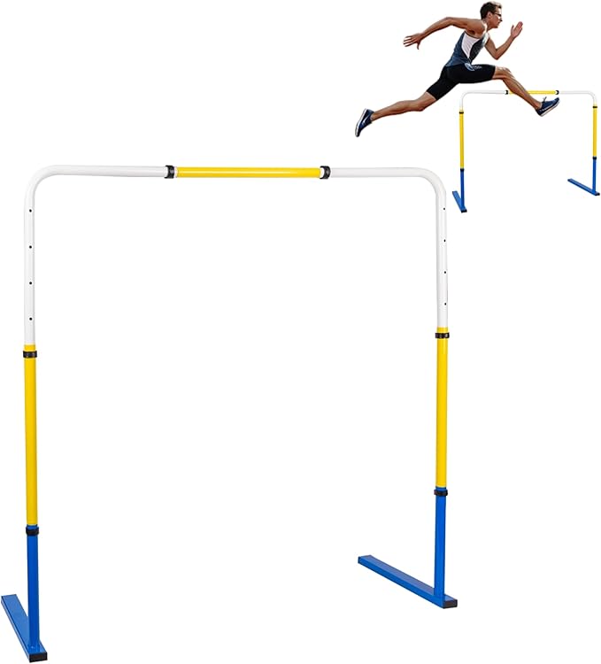 Adjustable Height Hurdles Track and Field,Detachable Agility Speed Jumping Training Equipment for