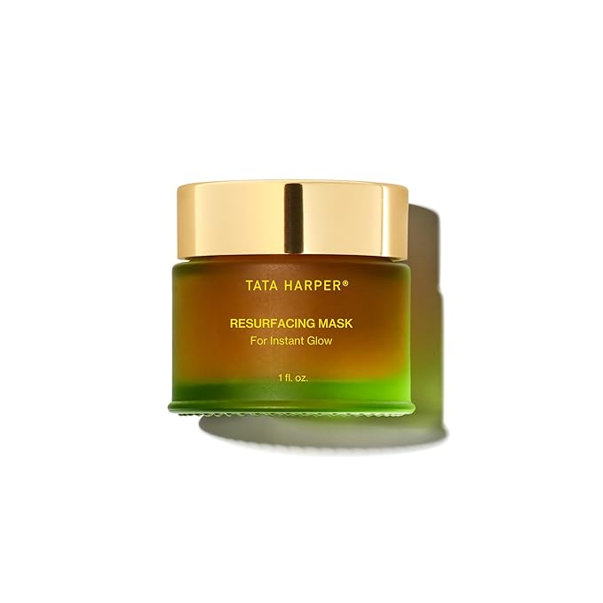 Tata Harper Resurfacing Mask, Instant Glow Face Mask, Gentle Exfoliating Face Mask, Enzyme Mask