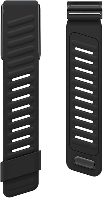 Comfort Durable Silicone Wristband Compatible with WHOOP 4.0 Band, Soft Silicone Sports Loop Strap