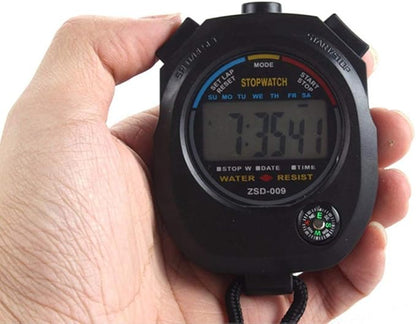 12 pack Multi-function Electronic Digital Sport Stopwatch Timer, Large Display with Date Time and