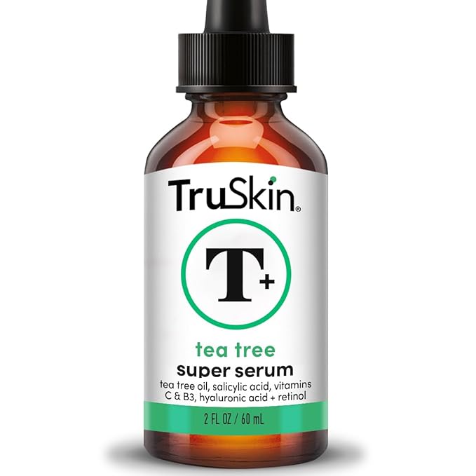 TruSkin Tea Tree Oil Acne Treatment for Face – Acne Serum – Improve the Appearance of Pores, Skin