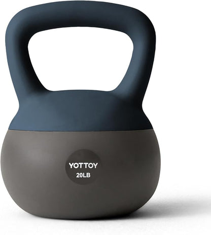 YOTTOY Soft Kettlebell, Set for Strength Training Kettlebells & Home Workouts, Soft-Sided Cushioned