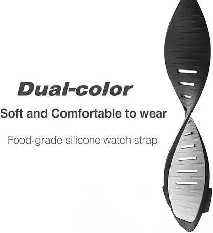 Men Women Soft Silicone Wristband Compatible with Whoop 4.0 Band Strap, Replacement Adjustable