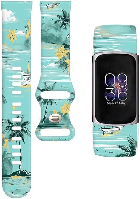 Sport Bands Compatible with Charge 6 /Charge 5 for Women Men,Soft Waterproof Replacement Straps
