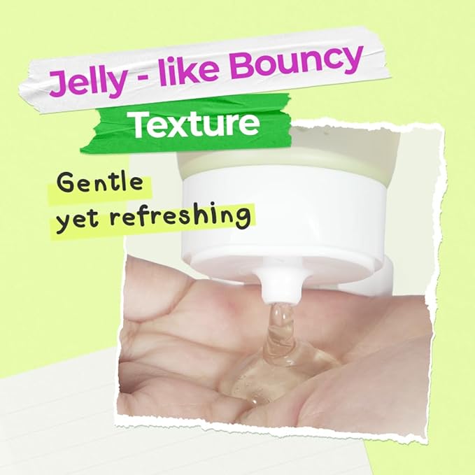 SAM'U Born Panthenol Jelly Wash, Korean Face Cleanser, Low pH Hydrating Gentle Bubble Cleanser