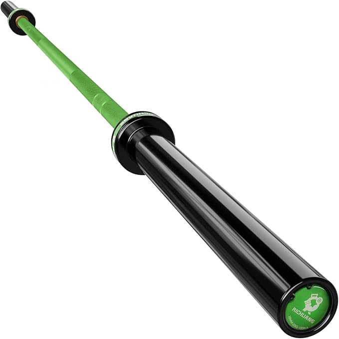 7ft Olympic Barbell, Weightlifting Barbell 28mm 45lb - 500/700/1000lbs Capacity with Smooth