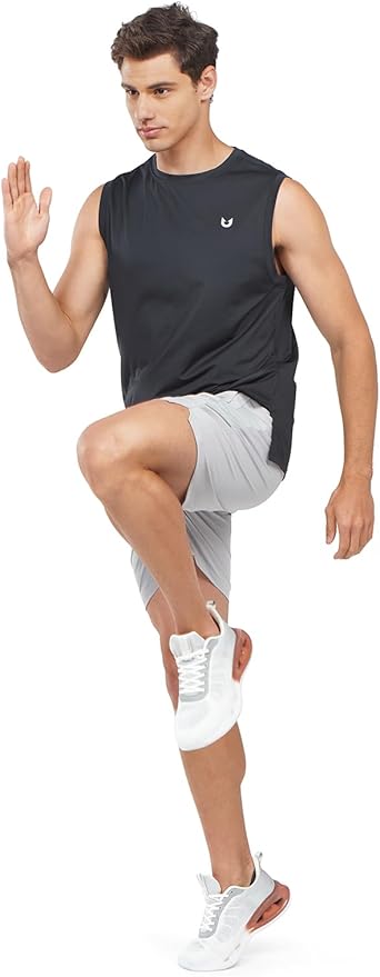 NORTHYARD Men's Athletic Workout Tank Top Running Gym Sleeveless Shirts Quick Dry Lightweight