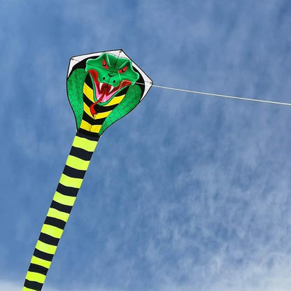 Large Cobra Kite for Adults Kids Boys with Super Long Tail, Extra Easy to Fly, Best Huge Kites for
