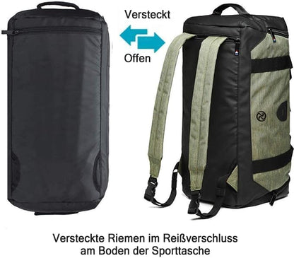 Gym Duffle Bag Backpack Waterproof Sports Duffel Bags Travel Weekender Bag for Men Women Overnight