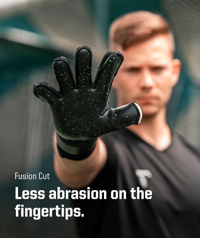 T1TAN Beast Goalkeeper Gloves - Without Finger Protection - Soccer Goalie Gloves Adult