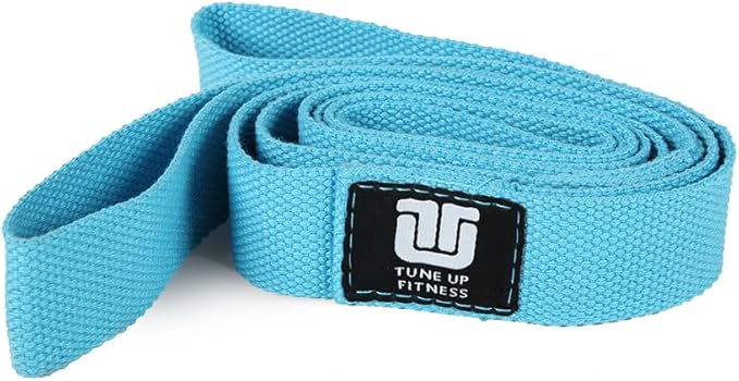 Tune Up Fitness – Double Loop Yoga Stretching Strap for Physical Therapy, Yoga, Working Out |