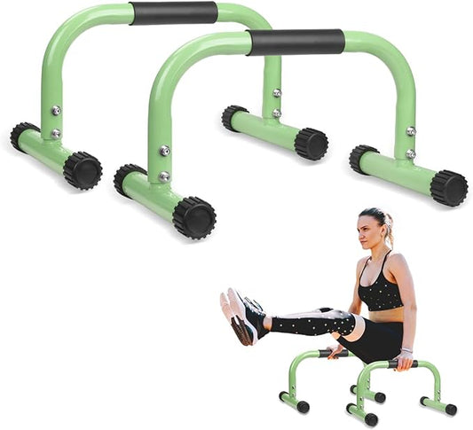 AmazeFan Parallettes Bars, Push Up Bars Strength Training For Handstands, Full Planche & Dips