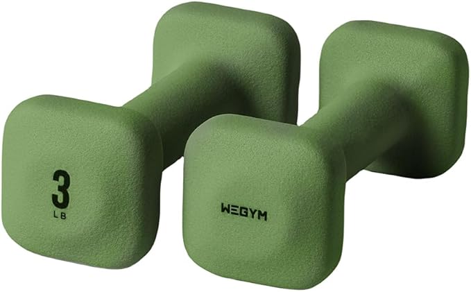 SafeGrip Dumbbells, Anti-Slip, Anti-Roll, Thick Handles, Free Weights, Square Dumbbells for Secure