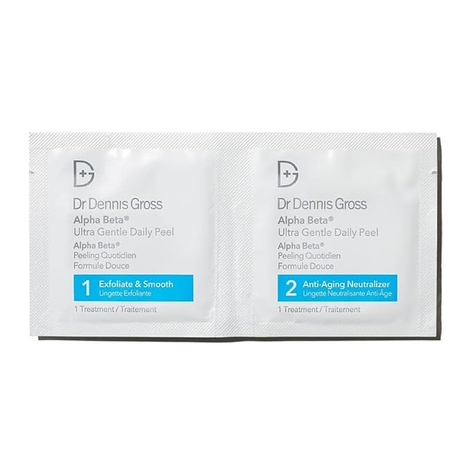Dr. Dennis Gross Alpha Beta Ultra Gentle Daily Peel: for Dehydrated or Sensitive Skin, Uneven Tone