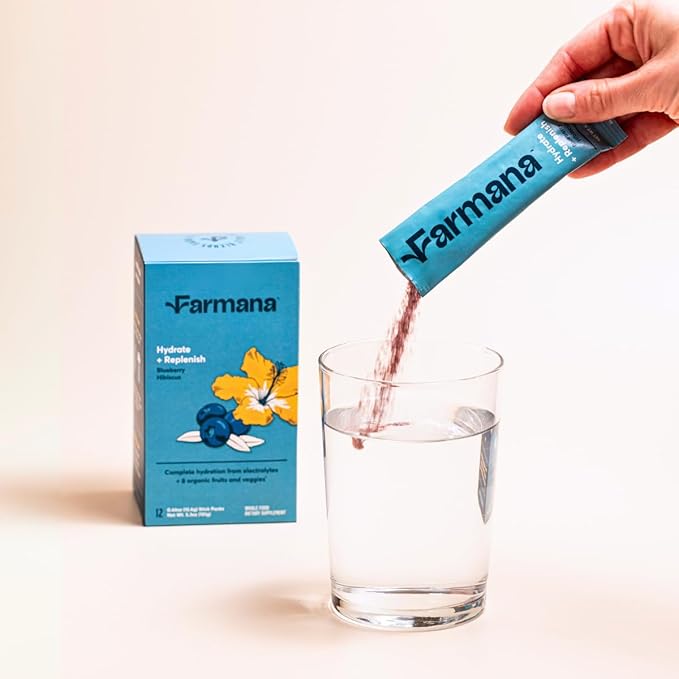 Low Sodium Electrolyte Drink Mix - Natural Electrolytes, Organic Fruits and Greens - No Added Sugar