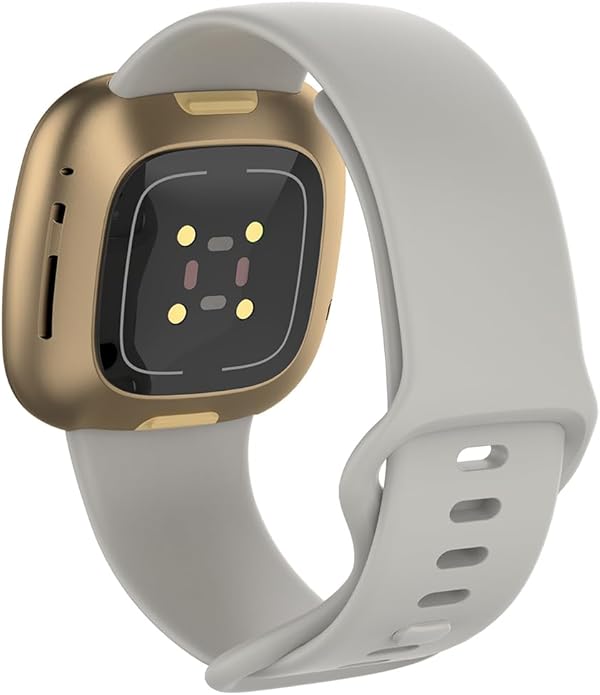 Compatible with Fitbit Versa 4 / Fitbit Versa 3 / Fitbit Sense/Sense 2 Bands, Soft Silicone