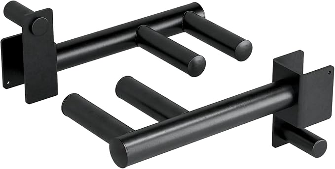 Yes4All Power Rack J-Hooks & Attachments – Heavy Duty Barbell Holders Compatible with 2x2 & 3x3
