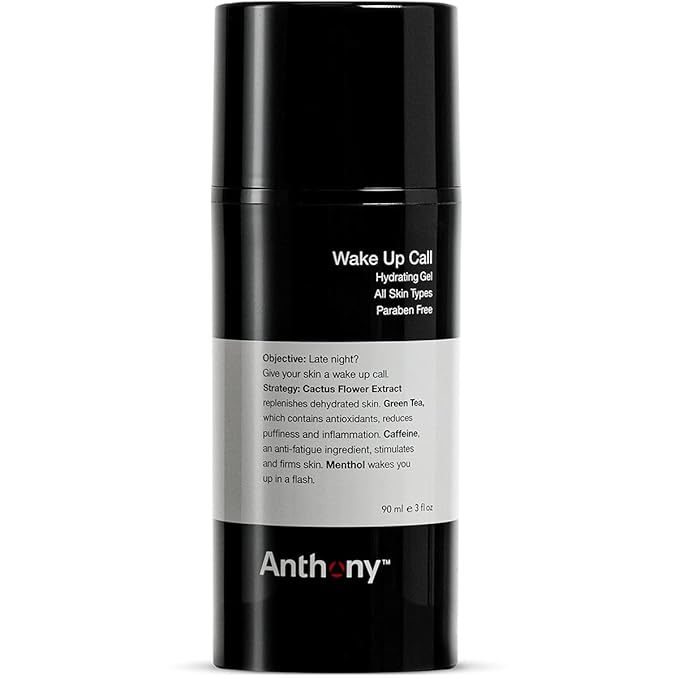 Anthony Wake Up Call, 3 Fl Oz, Face and Anti-Puffiness – Tired Skin Refresher & Moisturizer with