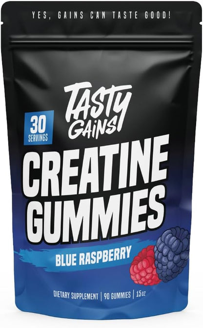 Creatine Gummies - 90g of Creatine Monohydrate - Workout Supplements - Build Muscle & Boost
