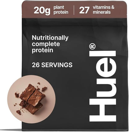 Huel Vegan Protein Powder | Chocolate Fudge Brownie | Complete Nutrition | 20g Protein Powder |