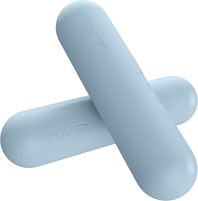 Polyfit Dumbbell Weight Bars for Women - Set of 2 (3.3 LB | 6.5 LB Pair) - Dumbbell Set for