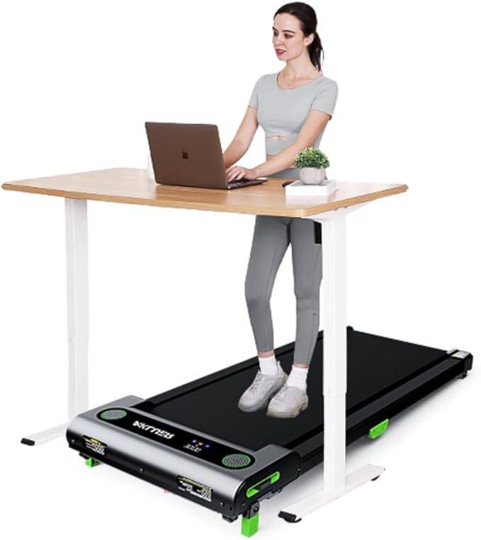 Walking Pad with Incline, Akluer Incline Treadmills for Home, 2.5 HP Under Desk Treadmill Small