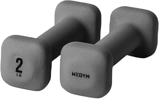 SafeGrip Dumbbells, Anti-Slip, Anti-Roll, Thick Handles, Free Weights, Square Dumbbells for Secure