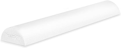 Yes4All Medium Firm Half Foam Rollers for Post-Workout Relaxation, 12/18/24/36 inch PE Foam Roll