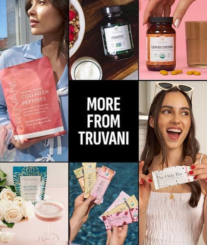 Truvani Vegan Pea Protein Powder | Chocolate | 20g Organic Plant Based Protein | 18 Servings | Keto