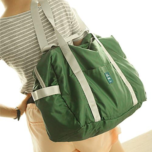 VanFn Foldable Travel Duffel Bag, Sports Duffels Gym Bag, Rainproof Nylon Totes, Sports Shoulder