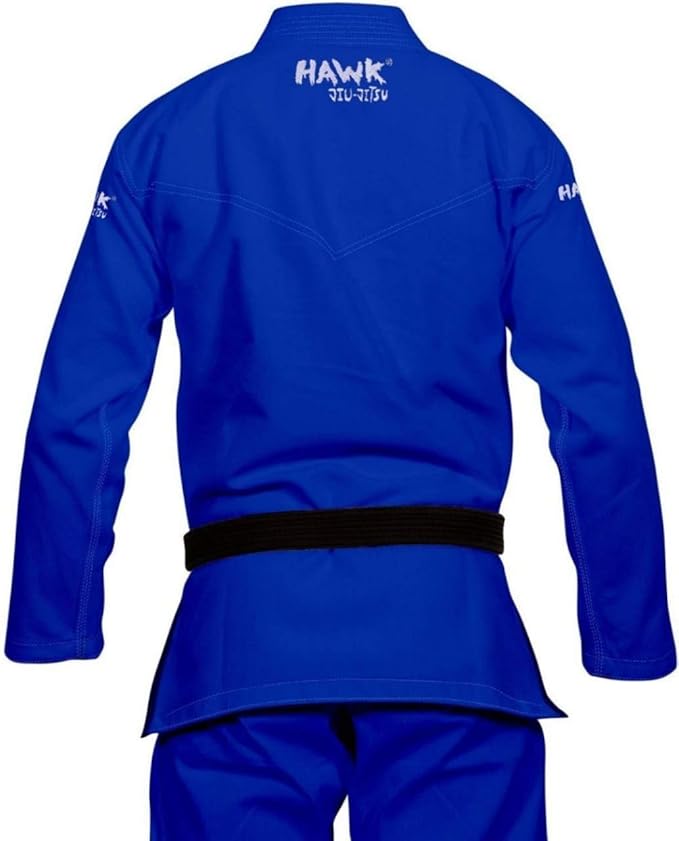 Hawk Sports Brazilian Jiu Jitsu Gi for Men and Women with Jacket, Pants, and White Belt for Martial