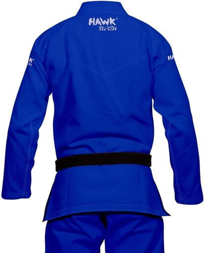 Hawk Sports Brazilian Jiu Jitsu Gi for Men and Women with Jacket, Pants, and White Belt for Martial