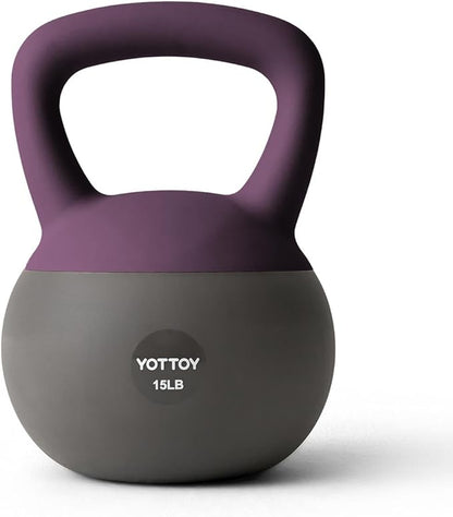 YOTTOY Soft Kettlebell, Set for Strength Training Kettlebells & Home Workouts, Soft-Sided Cushioned