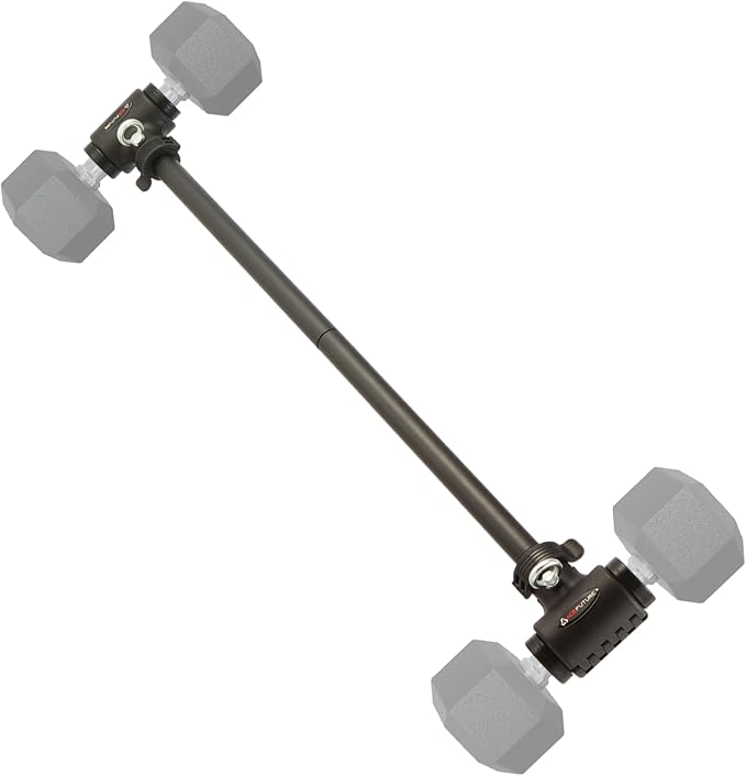 3 in 1 Dumbbell Converter Bar Set - Convert Dumbbells to Barbell & Kettlebell for Home Gym