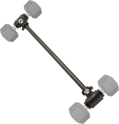 3 in 1 Dumbbell Converter Bar Set - Convert Dumbbells to Barbell & Kettlebell for Home Gym
