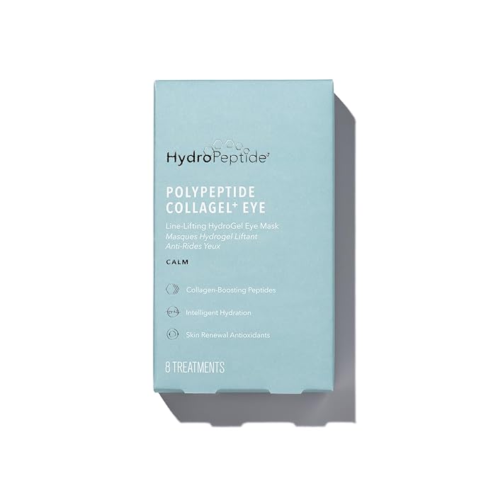 HydroPeptide PolyPeptide Collagel Eye Masks, Line-Lifting Hydrogel Under Eye Patch, Firmer