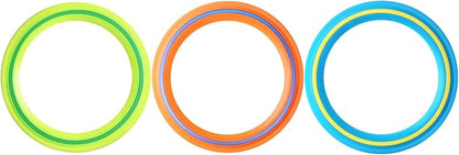 Flying Disc for Kids Adults 11 inch Flying Ring, 3 Pack Beach Backyard Sports Play Soft Discs，Best