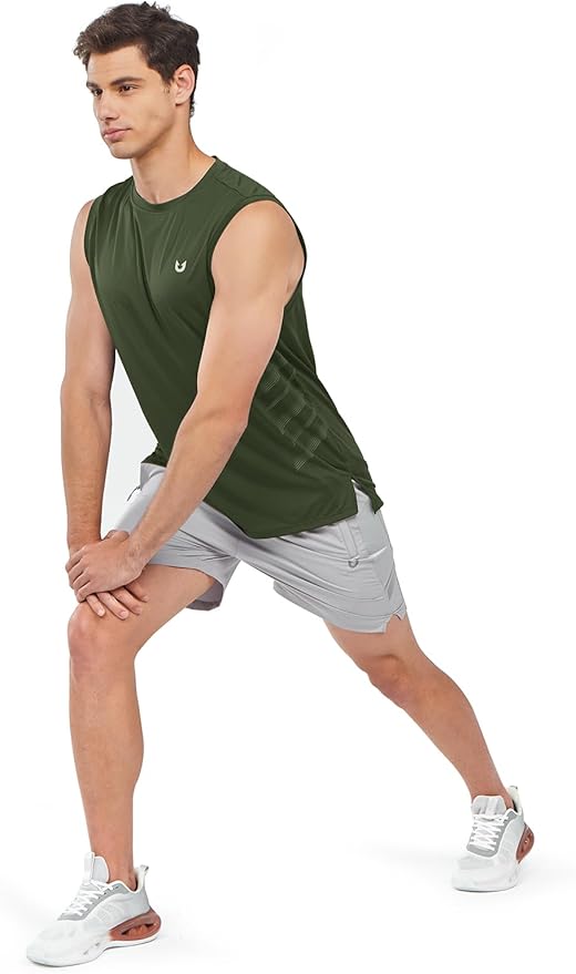 NORTHYARD Men's Athletic Workout Tank Top Running Gym Sleeveless Shirts Quick Dry Lightweight