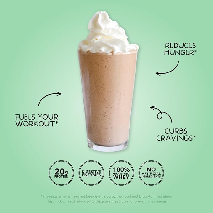 Clean Simple Eats Whey Protein Powder, Mint Chocolate Cookie Flavor, Naturally Sweetened, 100%